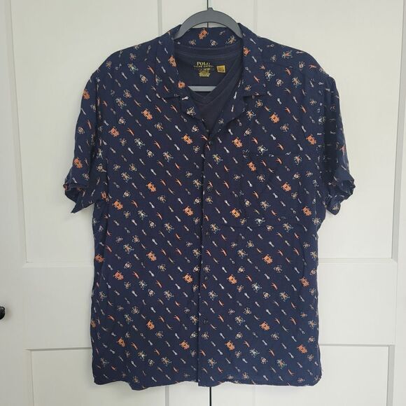 Bundle polo Ralph lauren top and Goodfellow button-down shirt, large - Picture 11 of 12